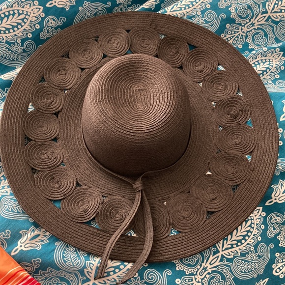 Black vintage sun hat main image 8